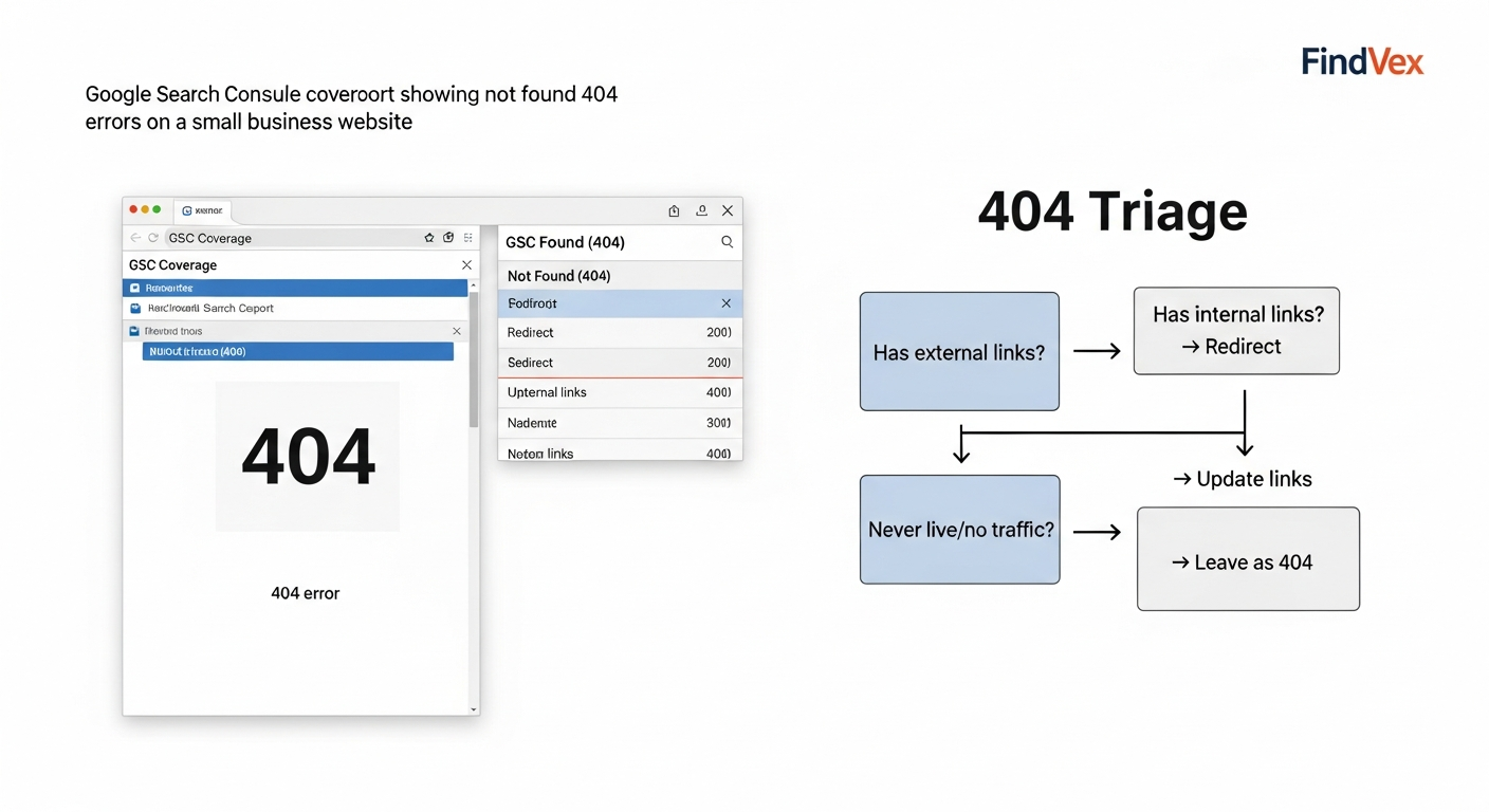Step-by-step guide on how to fix 404 errors SEO diagnosis and repair process