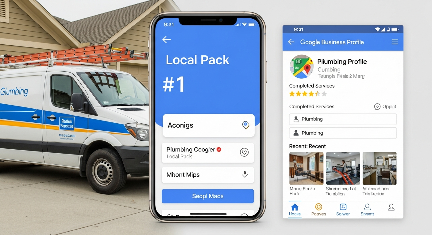 Plumber SEO services helping local plumbing business rank on Google Maps search results
