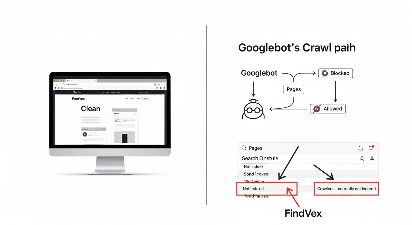 What is a technical SEO audit checklist showing seven key areas Google uses to rank sites