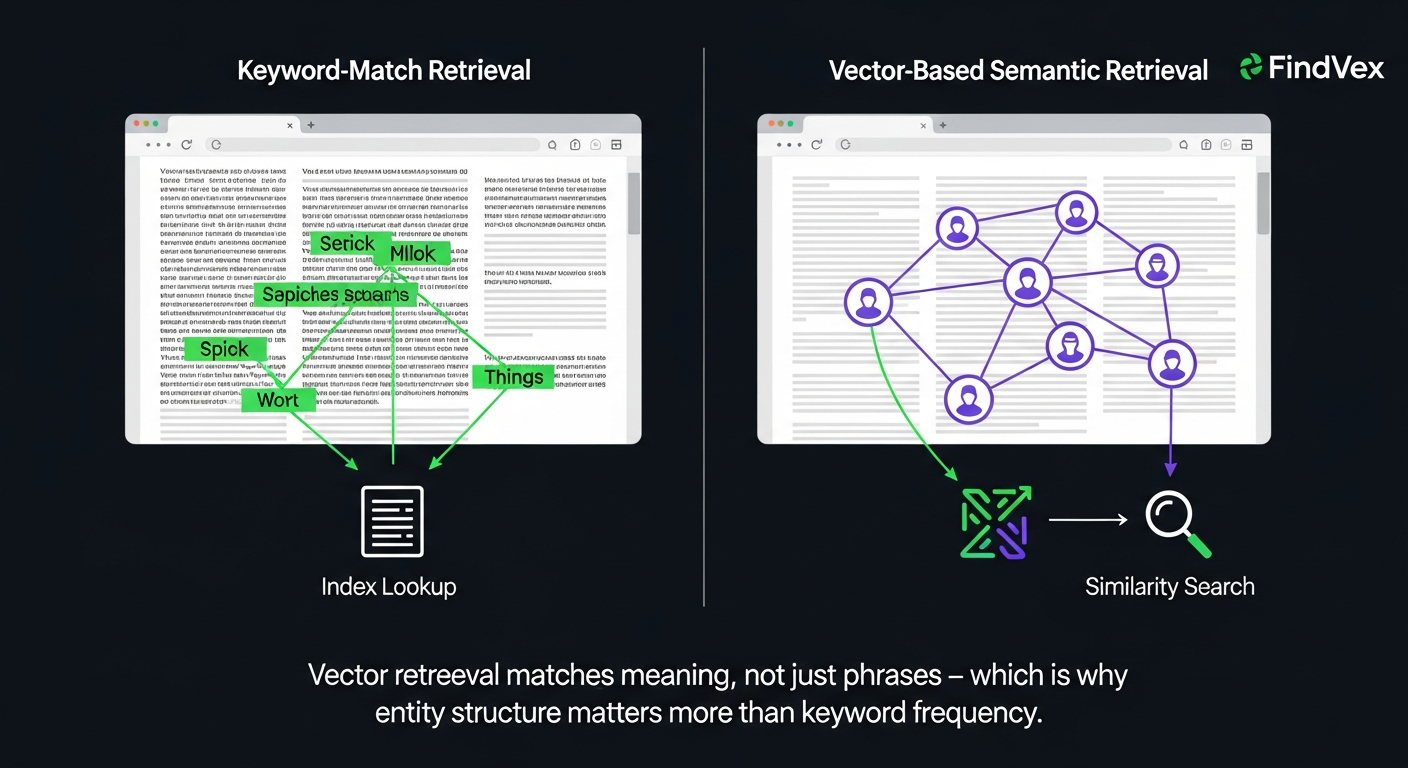 TurboQuant entity driven SEO diagram showing Google AI vector compression and search ranking impact
